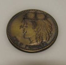 Mardi Gras Doubloon: Zulu Prinaeps/Kru